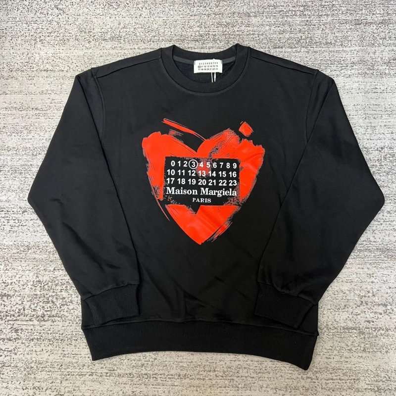 Maison Margiela Hoodies & Sweatshirts MM6 Logo Print Crewneck Sweatshirt — 46