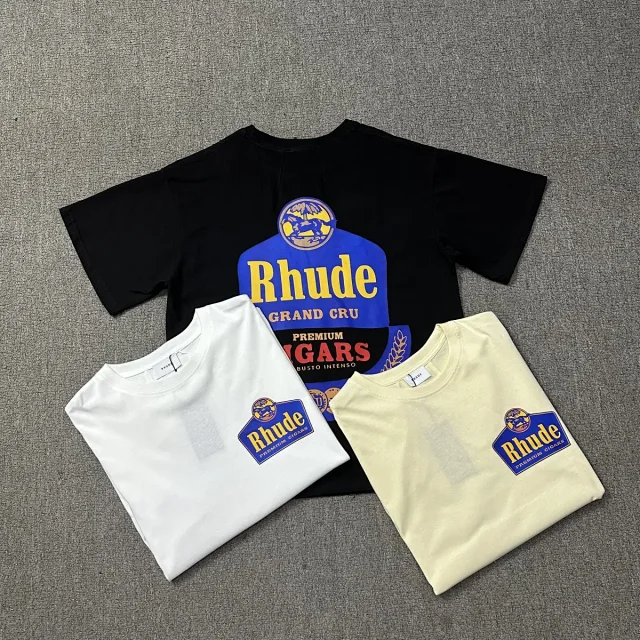 Rhude T-Shirts Cannes graphic print product detail image 8