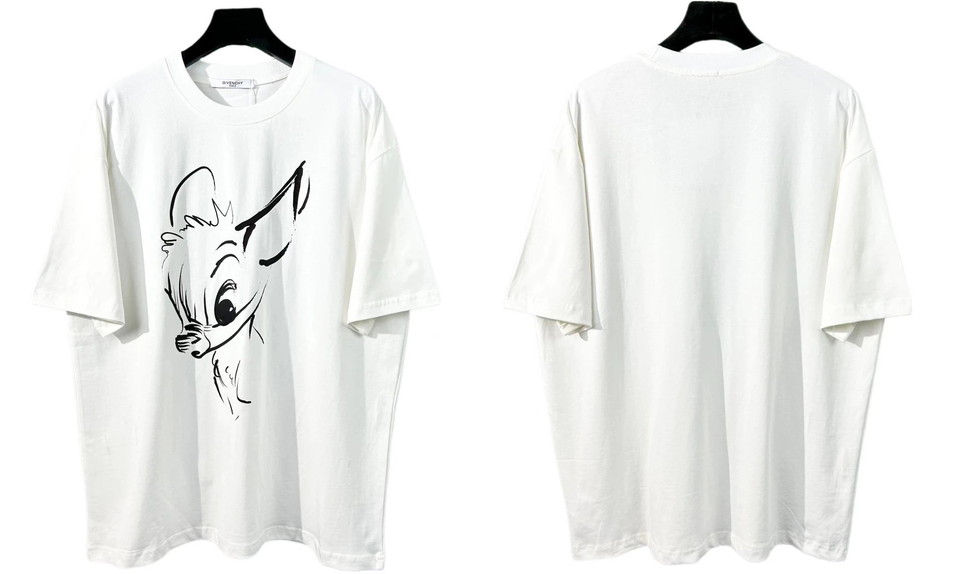 Givenchy T-Shirts Oversized graphic-print — 827 white