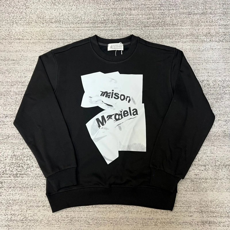 Maison Margiela Hoodies & Sweatshirts MM6 Logo Print Crewneck Sweatshirt — 55