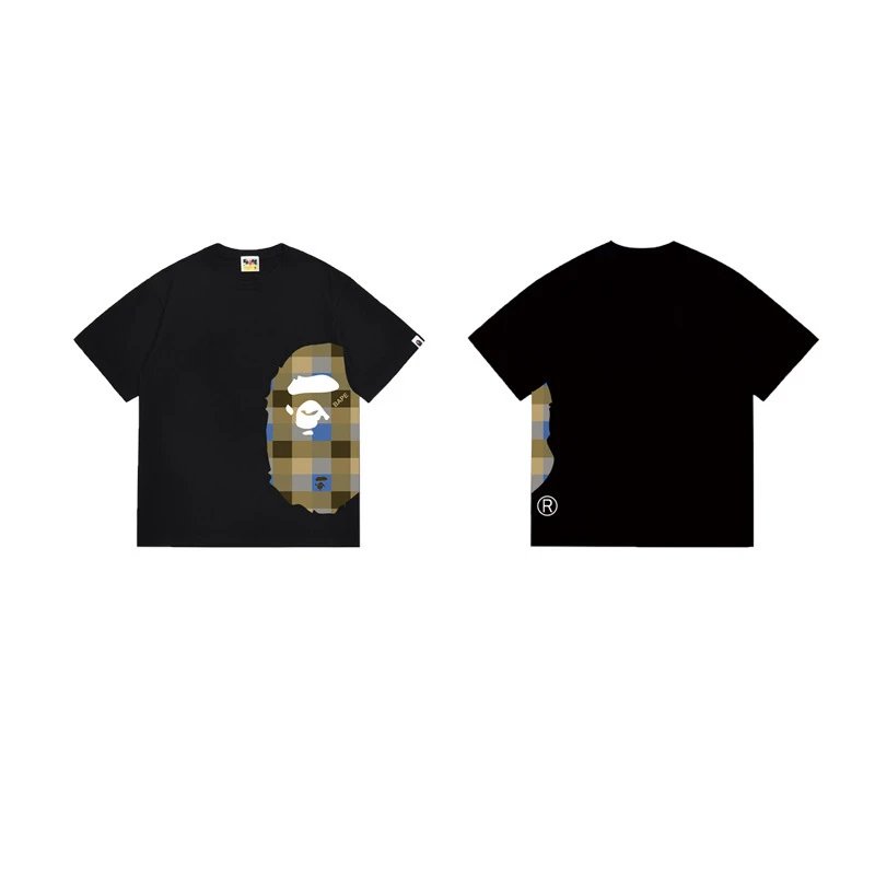 BAPE T-Shirts Side Ape Head Camouflage Print image 3
