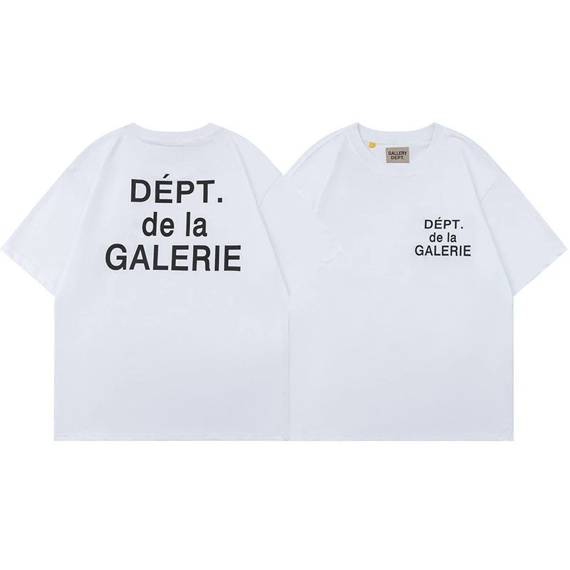 Gallery Dept. T-Shirts Graphic Print Short-Sleeve T-Shirt — White D108