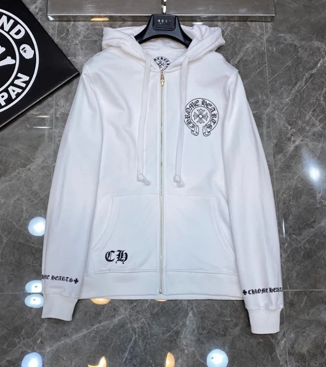 Chrome Hearts Hoodies & Sweatshirts Zip-Up with Cross Graphics product detail image 26