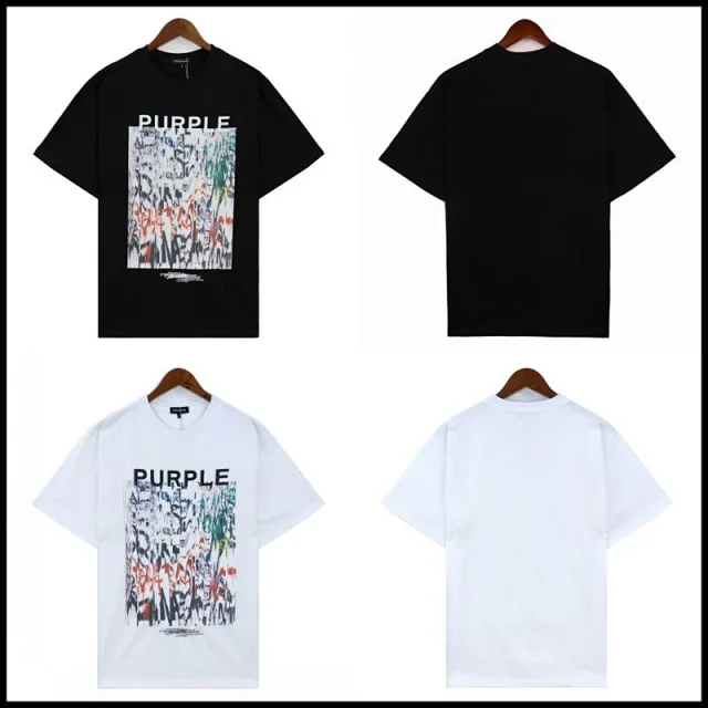 Purple Brand T-Shirts Short-Sleeve Graphic Print T-Shirt product detail image 8