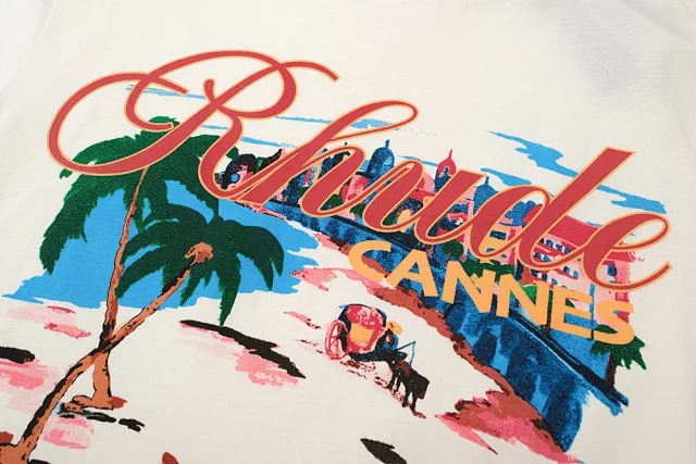 Rhude T-Shirts Graphic Print Short-Sleeve T-Shirt product detail image 13
