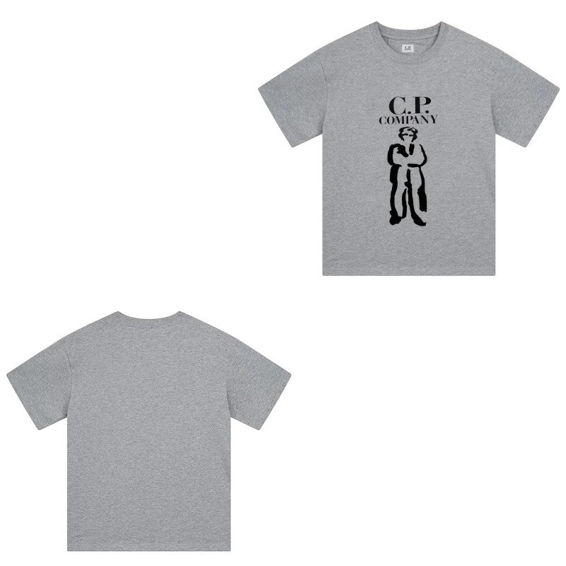 C.P. Company Shirts Short-Sleeve Polo Shirt — 227 gray
