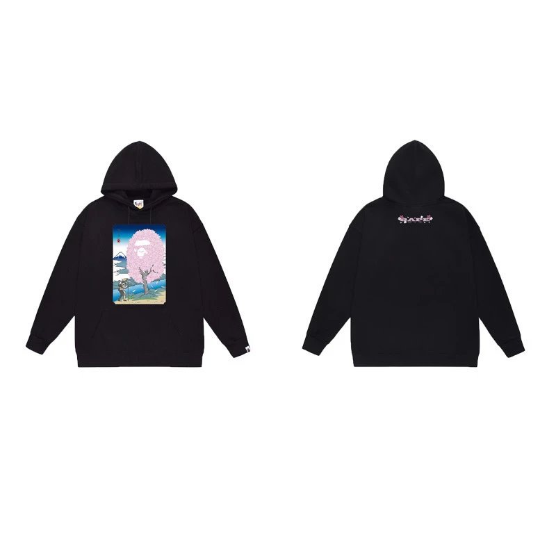 BAPE Hoodies & Sweatshirts Ape Head Graphic Pullover Hoodie — 7040 black
