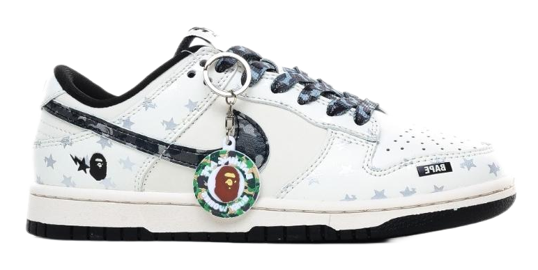 BAPE Sneakers Low-top with Ape Head graphics and Swoosh overlays — DQ1098-350