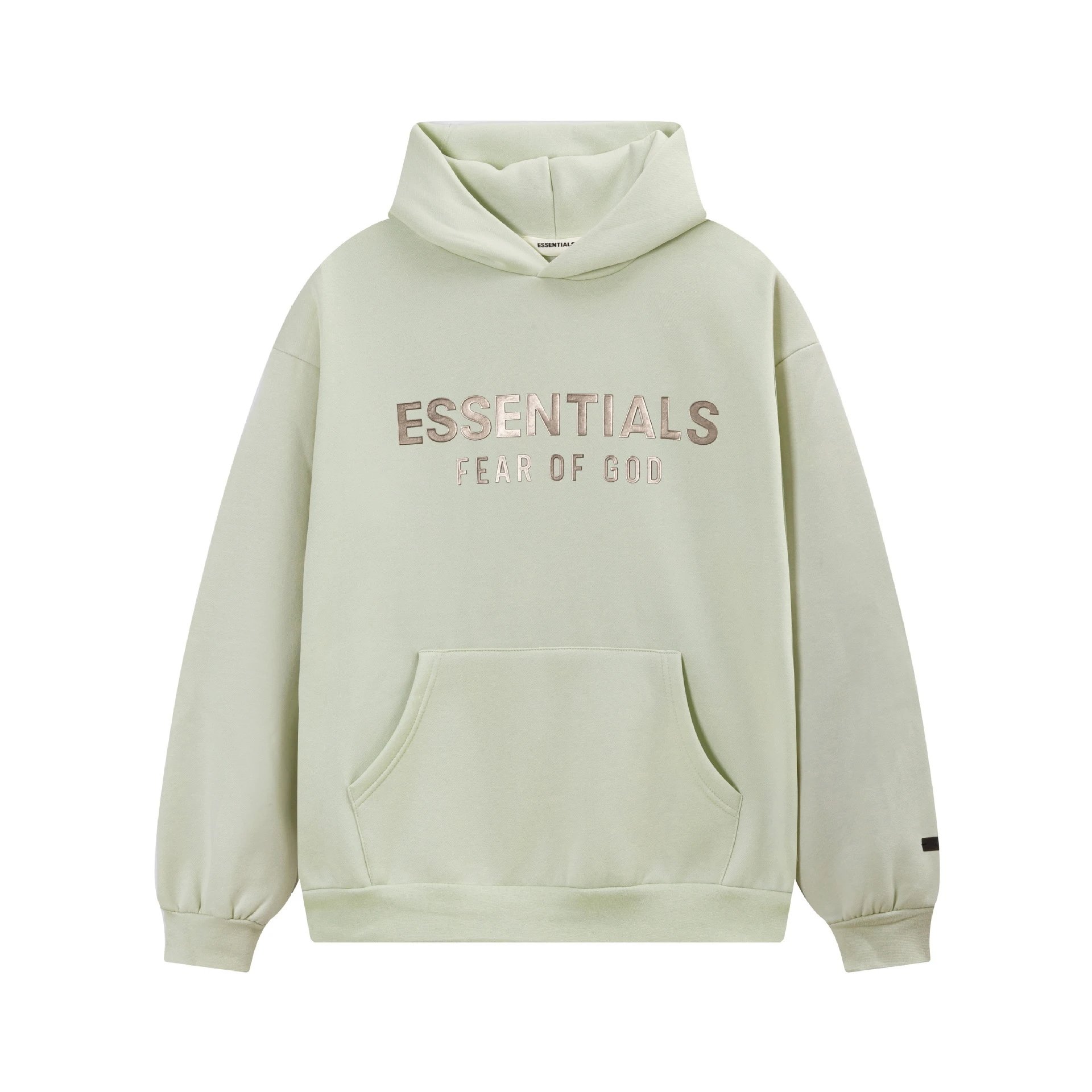 Fear of God Hoodies & Sweatshirts Essentials Logo Hooded Sweatshirt — Matcha color 2272