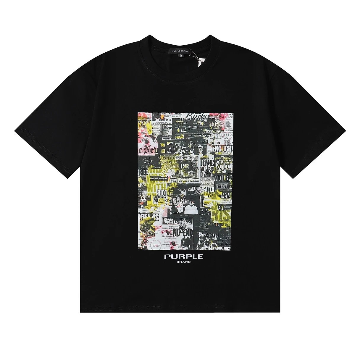 Purple Brand T-Shirts Graphic Print — 3055-1