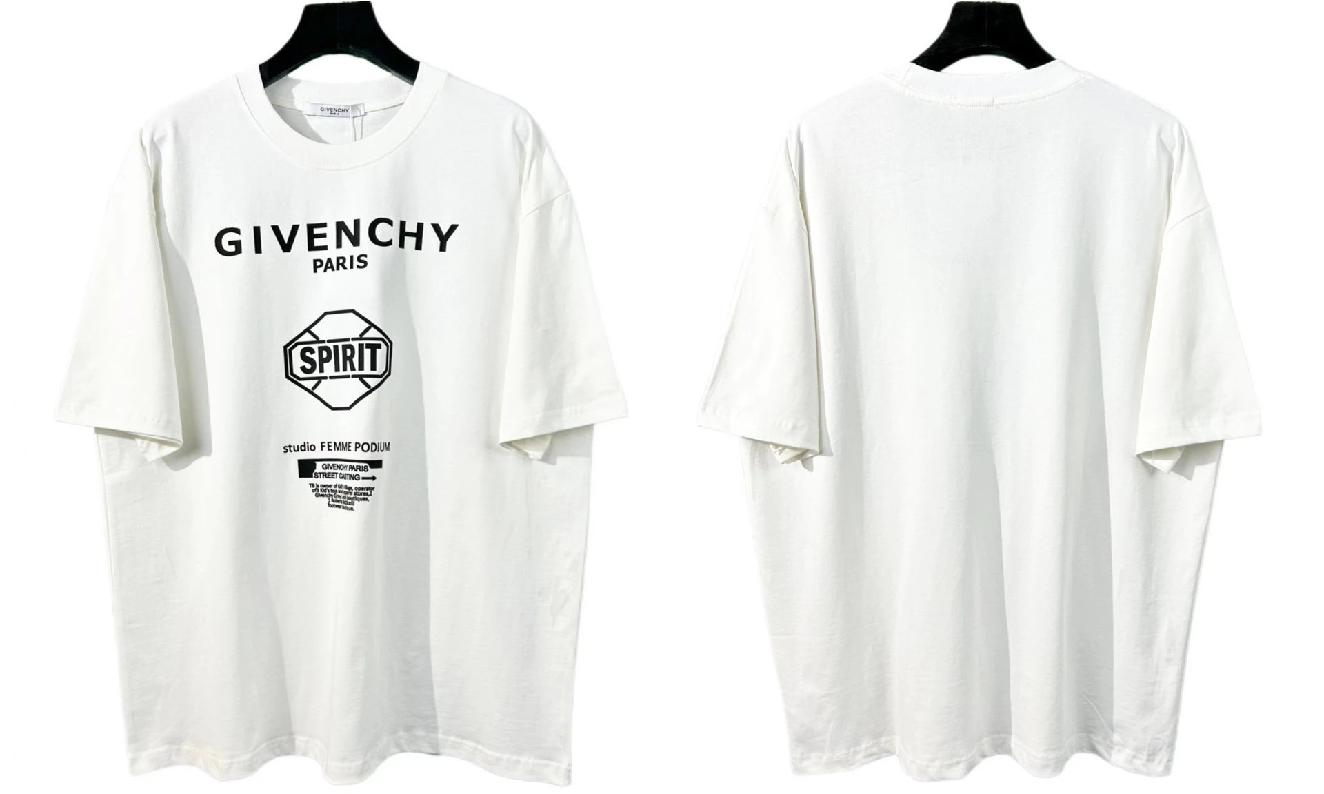 Givenchy T-Shirts Graphic Print — 842 white