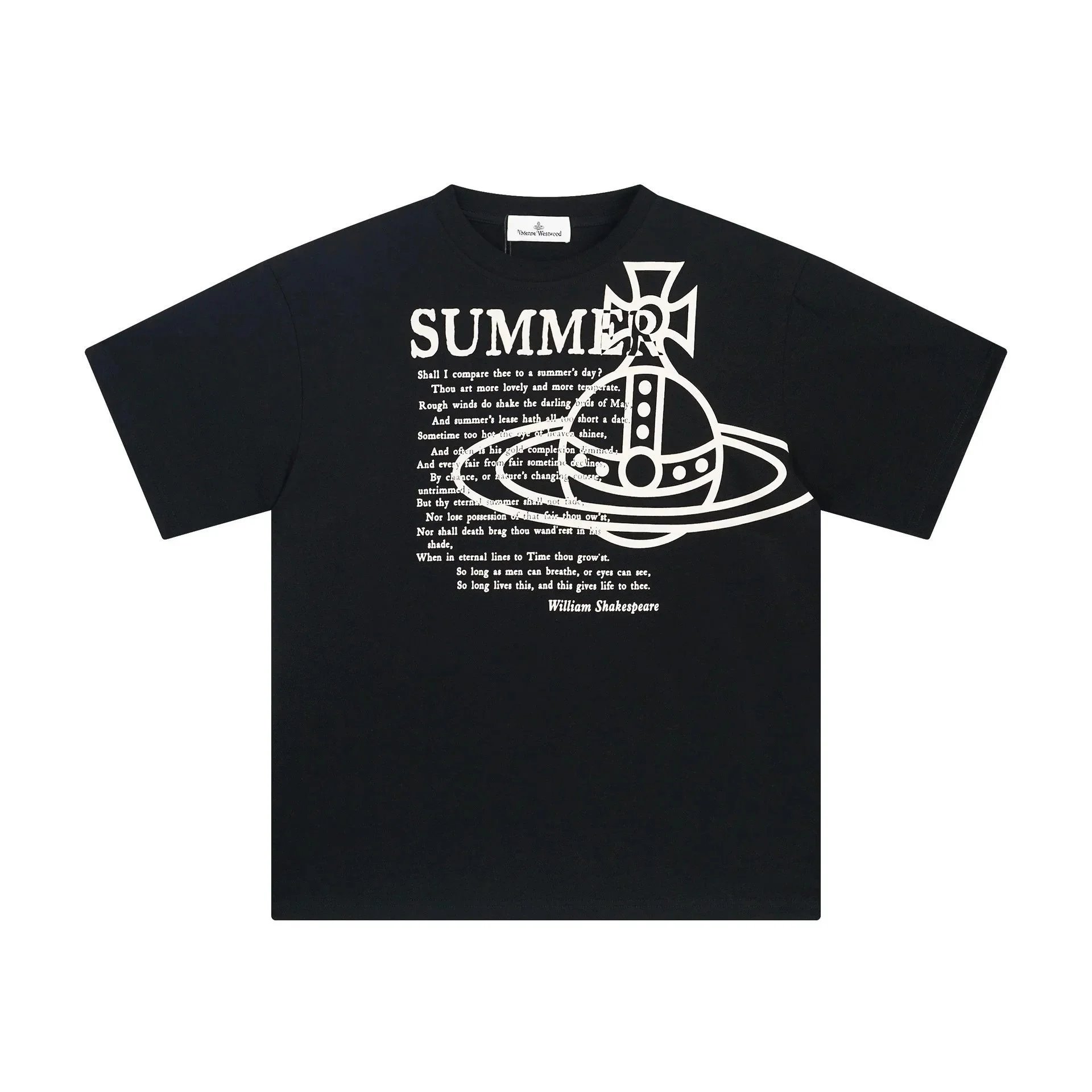 Vivienne Westwood T-Shirts Orb Logo Short-Sleeve T-Shirt — 2513 black
