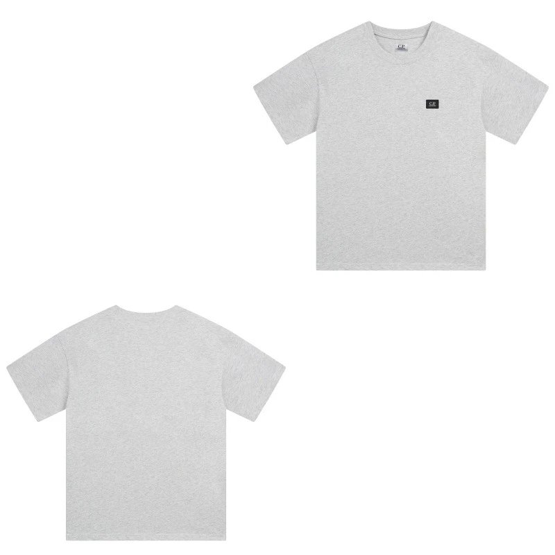 C.P. Company Shirts Short-Sleeve Polo Shirt — 220 gray