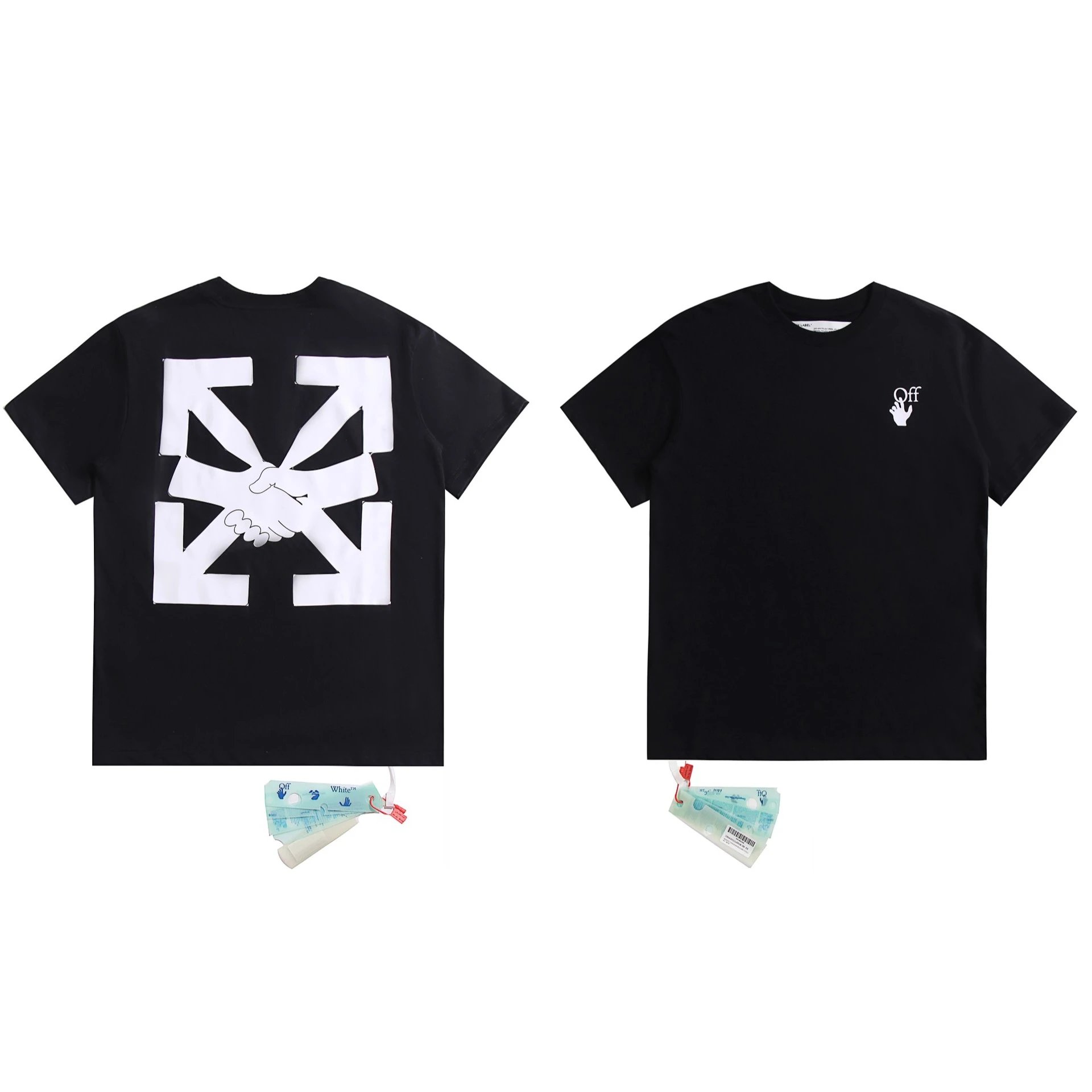 Off-White T-Shirts Arrow graphic print — 2062 Black