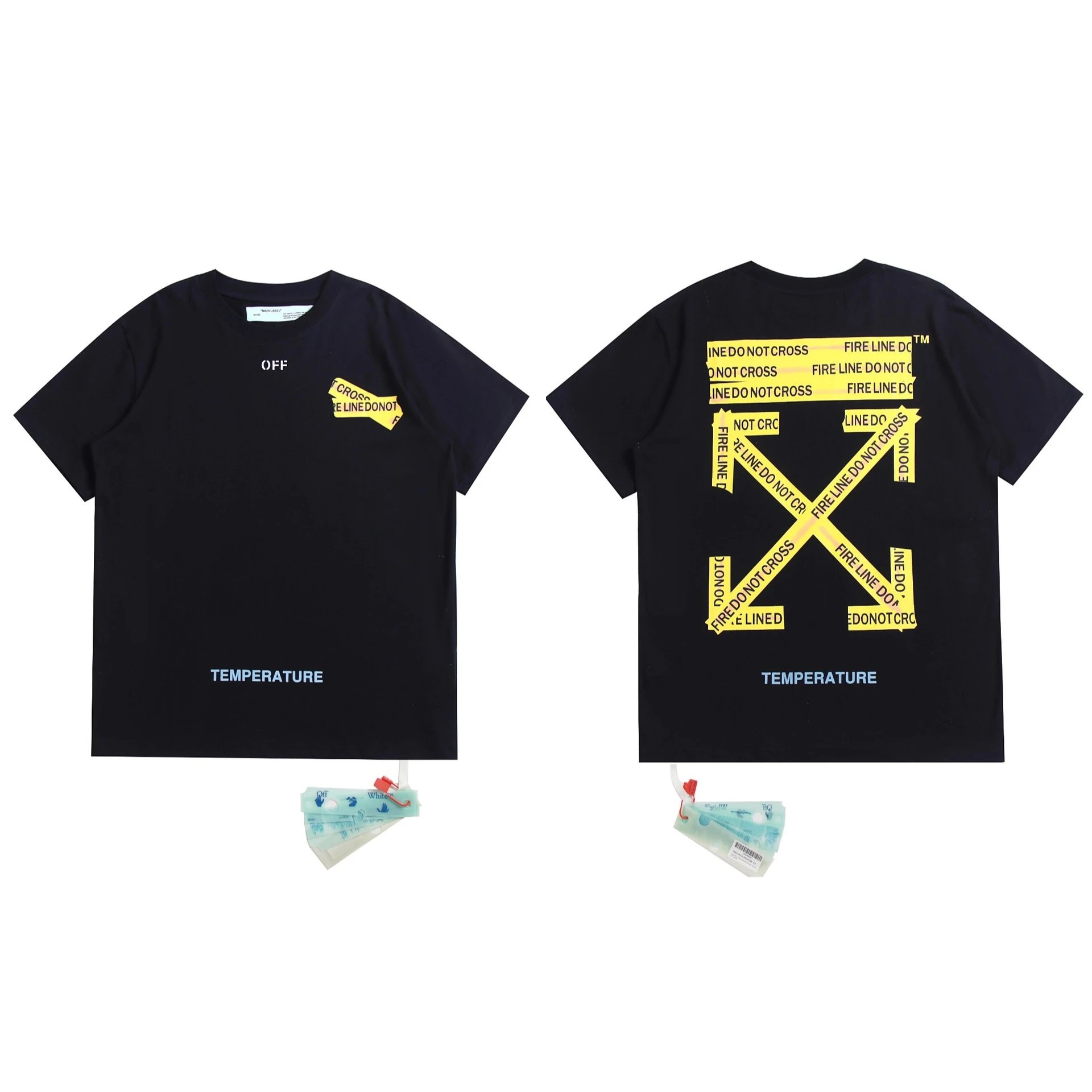 Off-White T-Shirts Arrow graphic print — 2072 Black