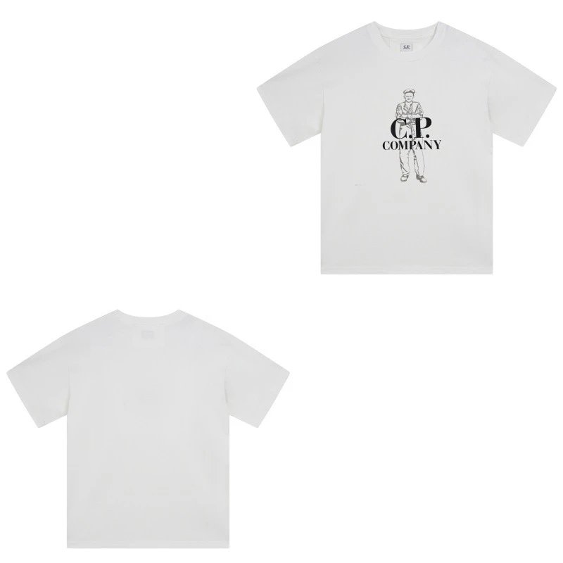 C.P. Company Shirts Short-Sleeve Polo Shirt — 219 white