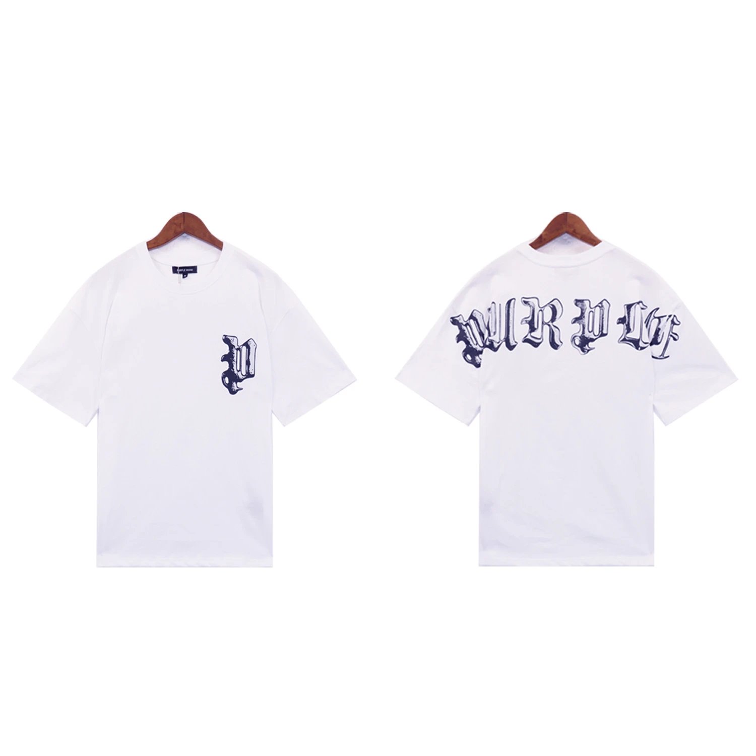 Purple Brand T-Shirts Graphic Print — 2337 white