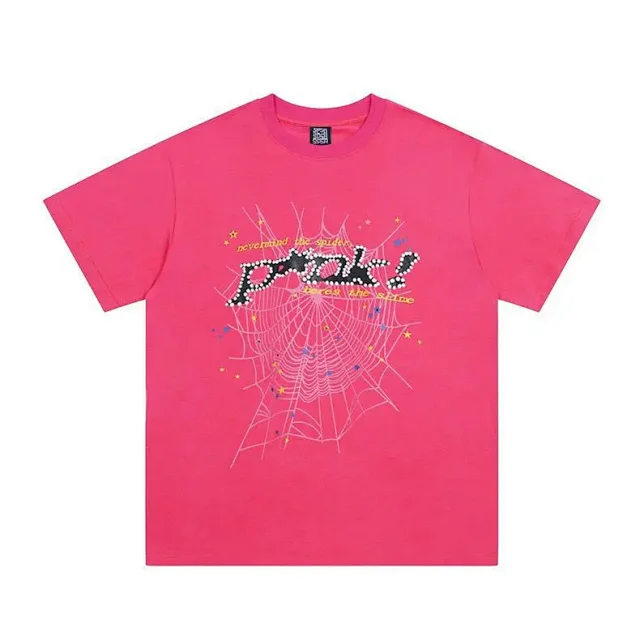 Sp5der T-Shirts Spiderweb Graphic Short-Sleeve T-Shirt product detail image 18