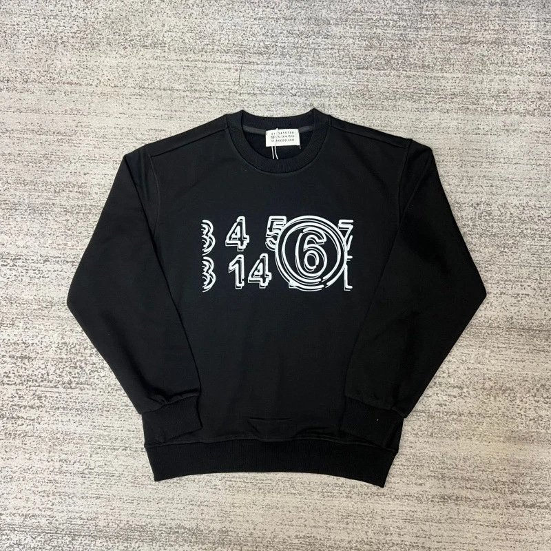 Maison Margiela Hoodies & Sweatshirts Crewneck sweatshirt with number-logo graphics image 3