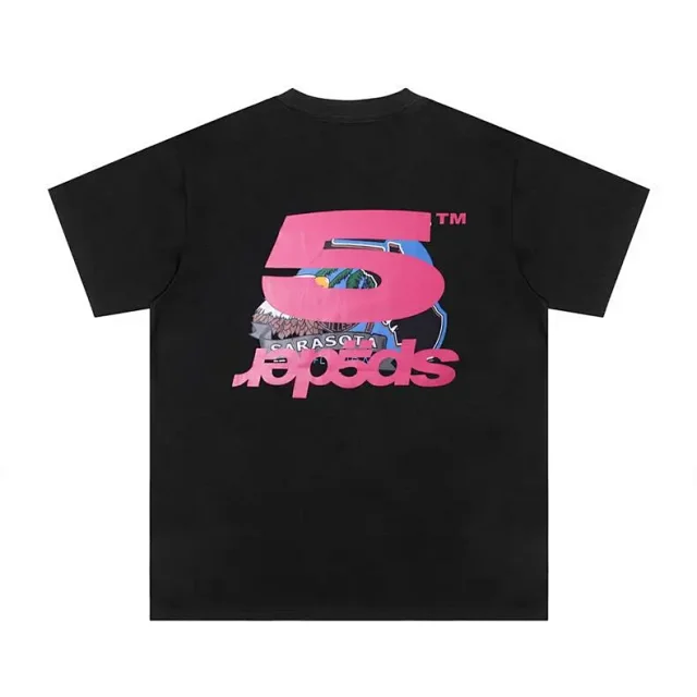 Sp5der T-Shirts Spiderweb Graphic Short-Sleeve T-Shirt product detail image 11