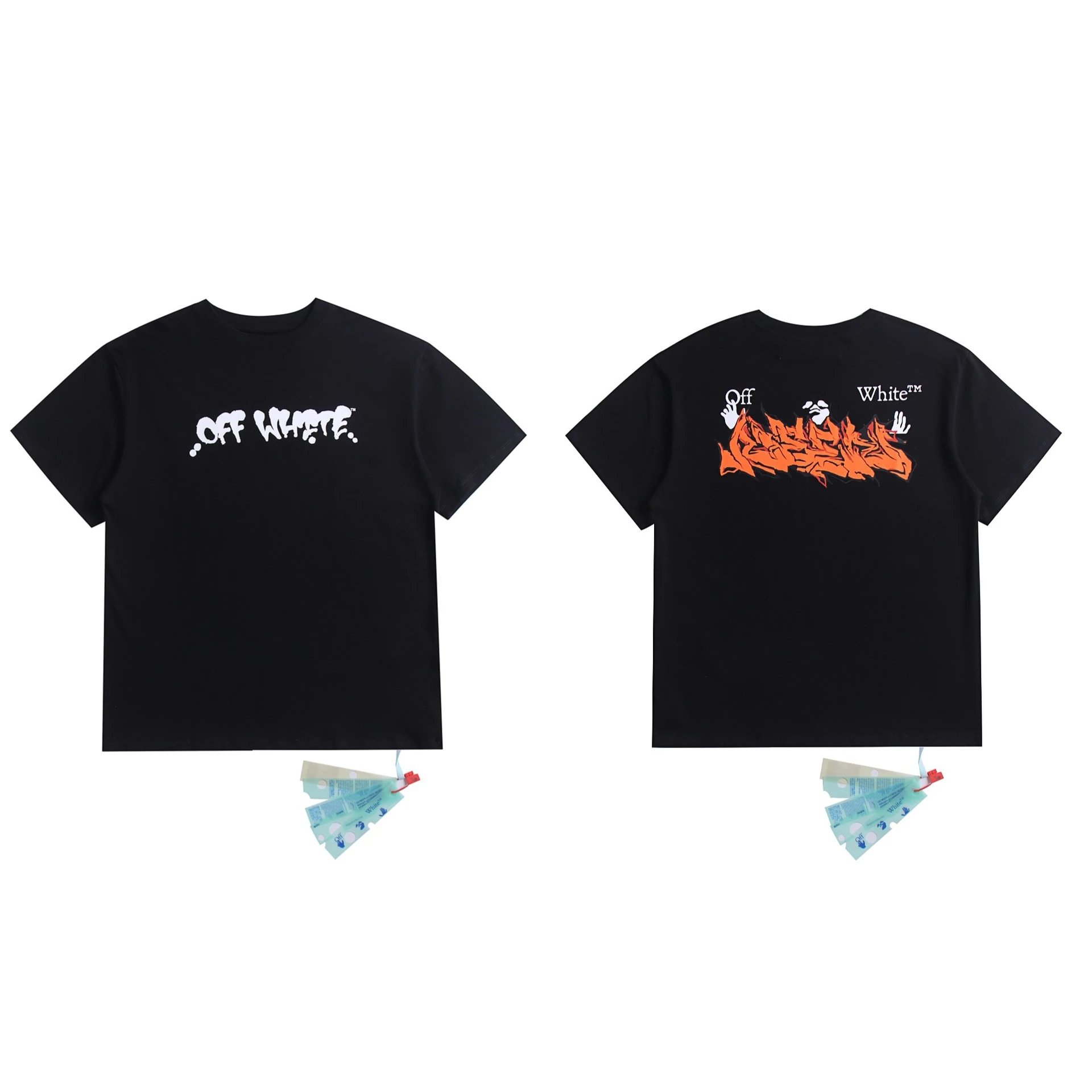 Off-White T-Shirts Arrow graphic print — 2087 Black