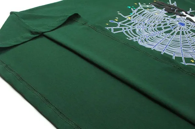 Sp5der T-Shirts Spiderweb Graphic Short-Sleeve T-Shirt product detail image 41