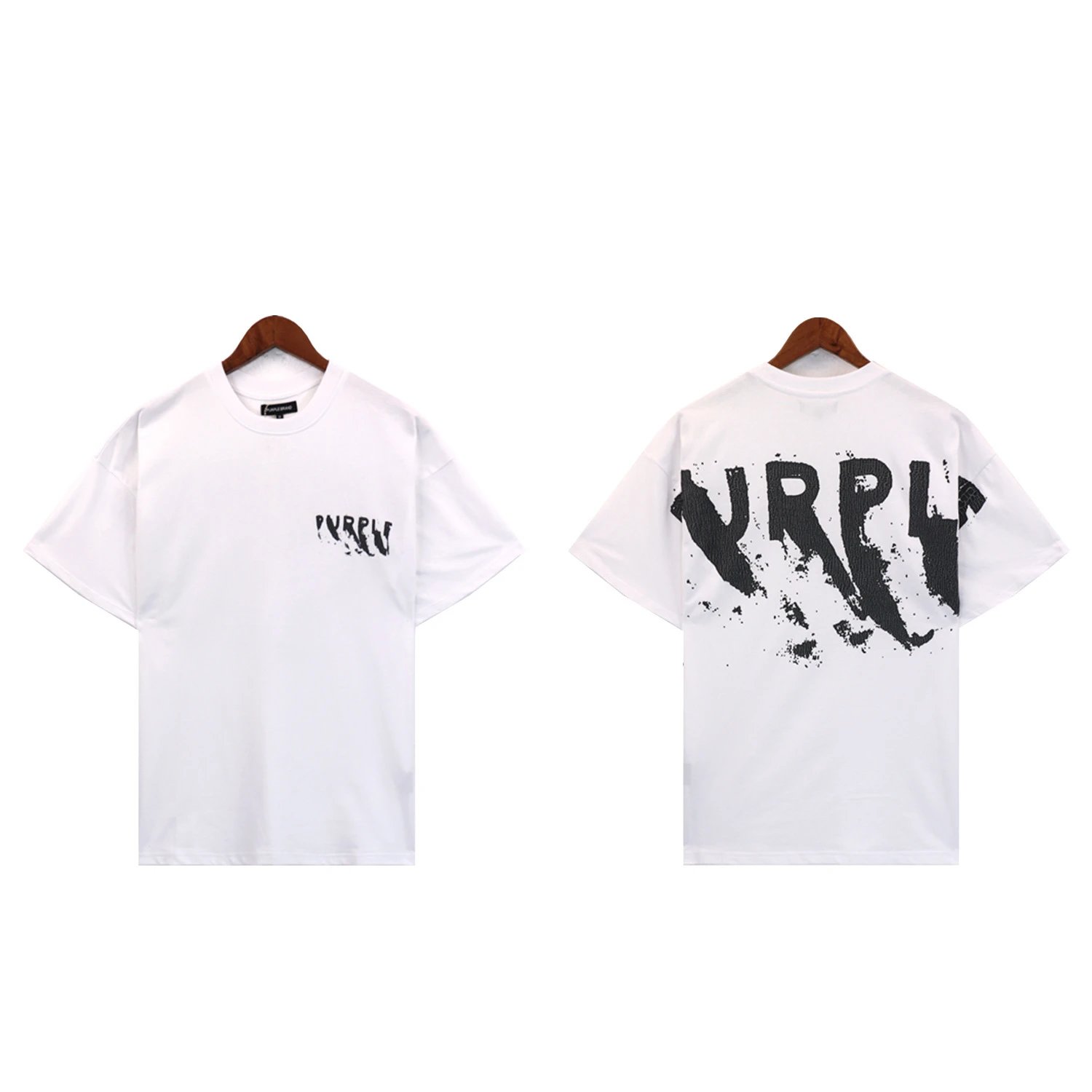 Purple Brand T-Shirts Graphic Print — 2390 white