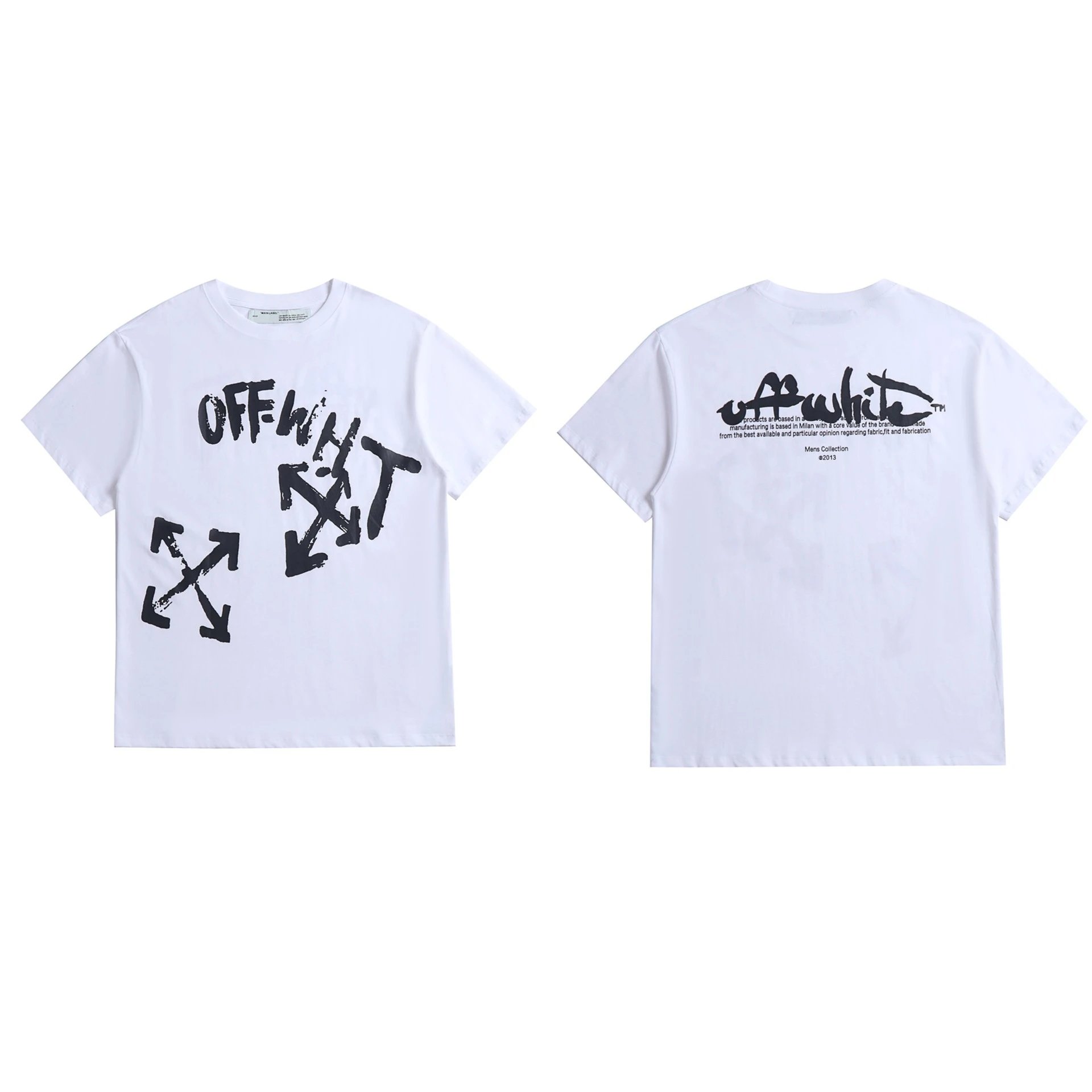 Off-White T-Shirts Arrow graphic print — 2085 White