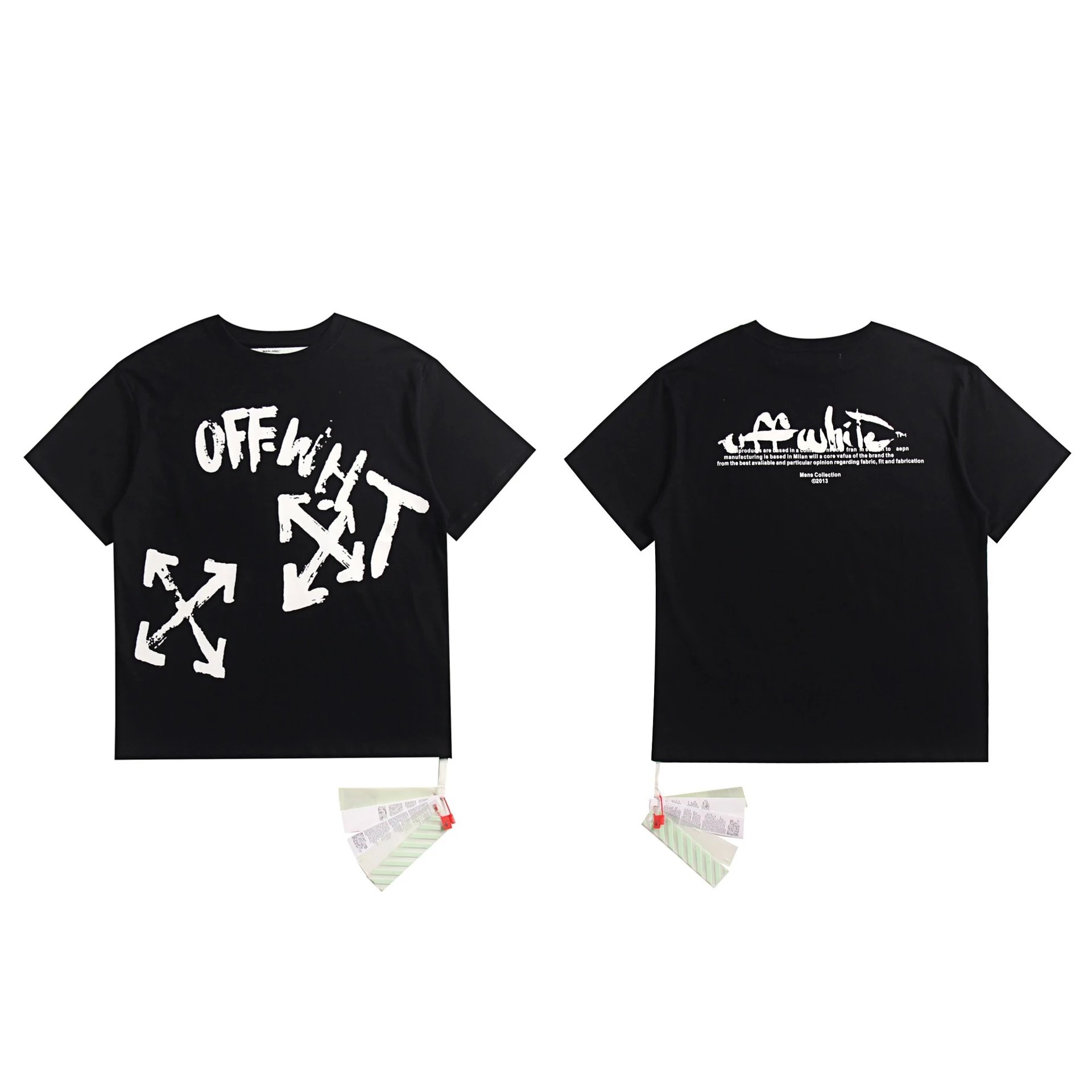 Off-White T-Shirts Arrow graphic print — 2085 Black