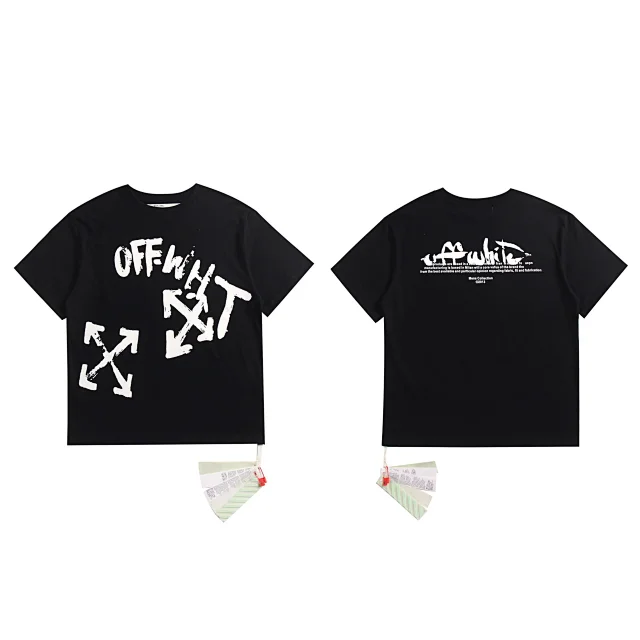 Off-White T-Shirts Arrow graphic print product detail image 2