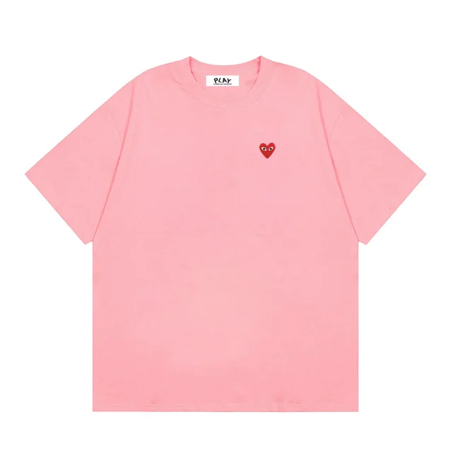 Comme des Garçons T-Shirts PLAY multi-heart print product detail image 11