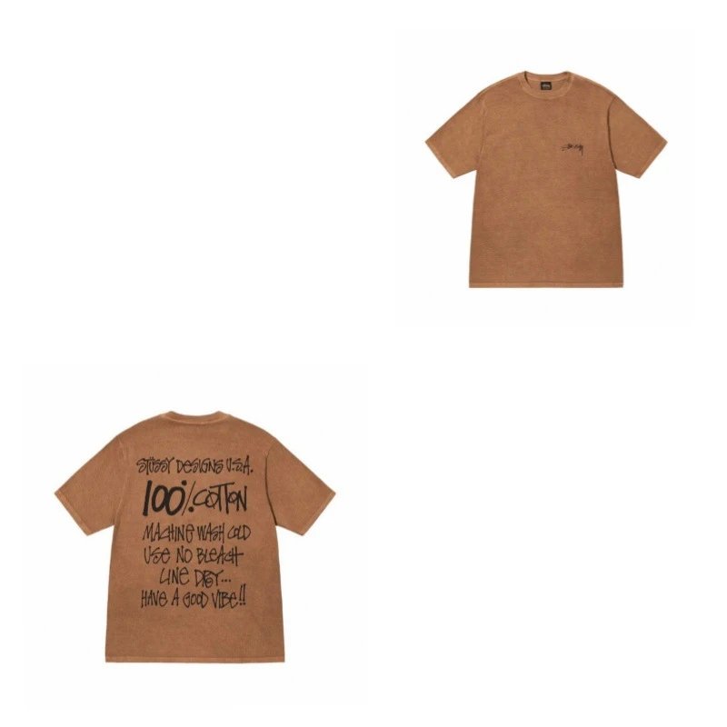 Stussy T-Shirts TS3K-1 — 938 Brown