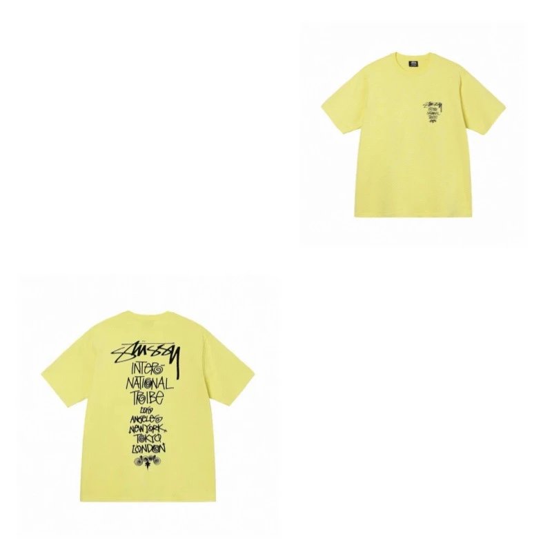 Stüssy T-Shirts TS3K-1 Dice Graphic — 952 yellow