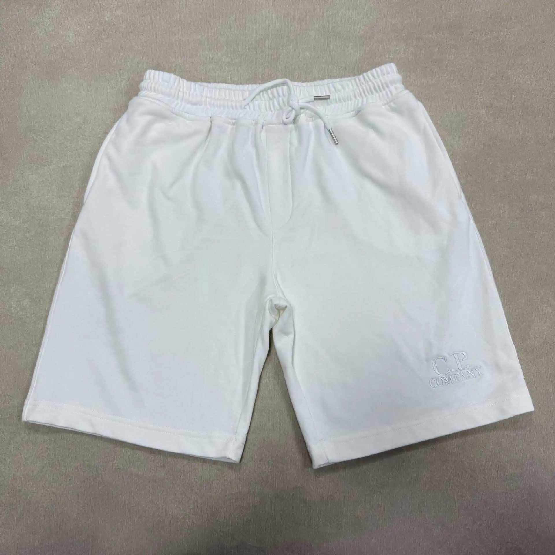 C.P. Company Shorts Drawstring Cargo Lens — 25491 white shorts