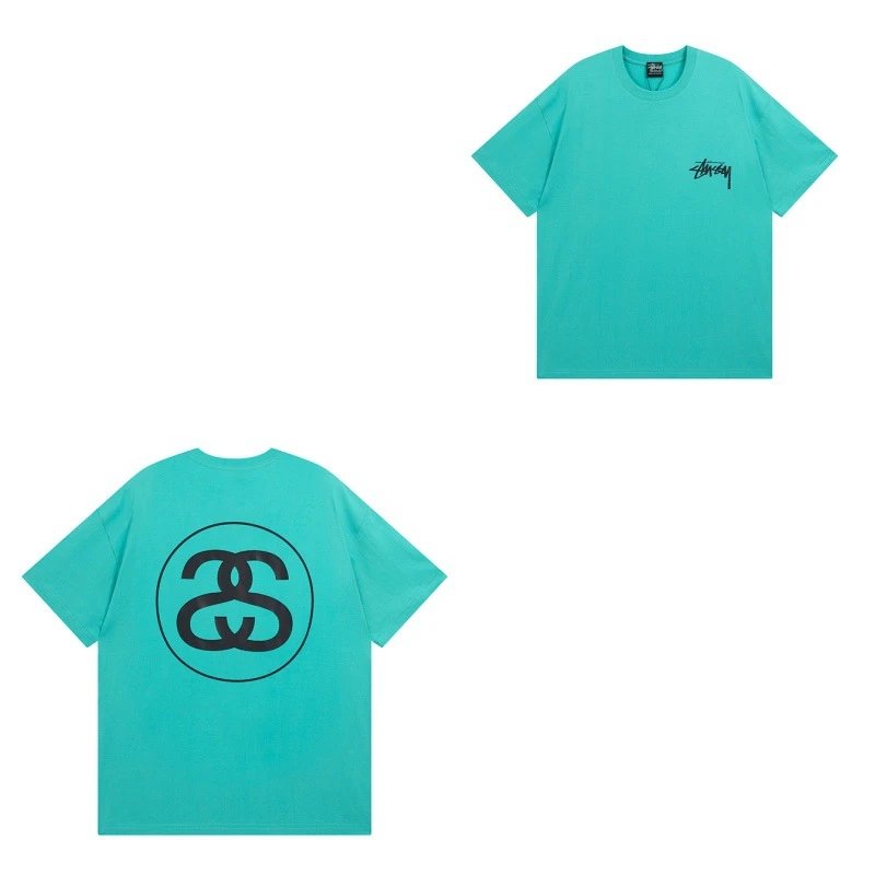 Stüssy T-Shirts TS3K-1 Dice Graphic — 954 Blue