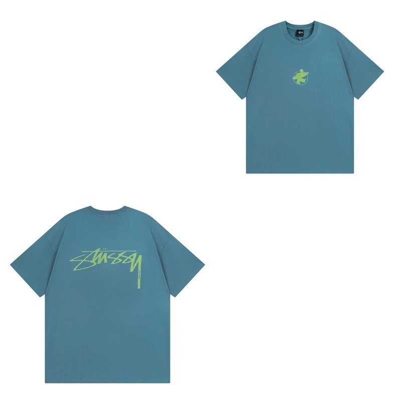 Stüssy T-Shirts TS3K-1 Dice Graphic — 957 Blue