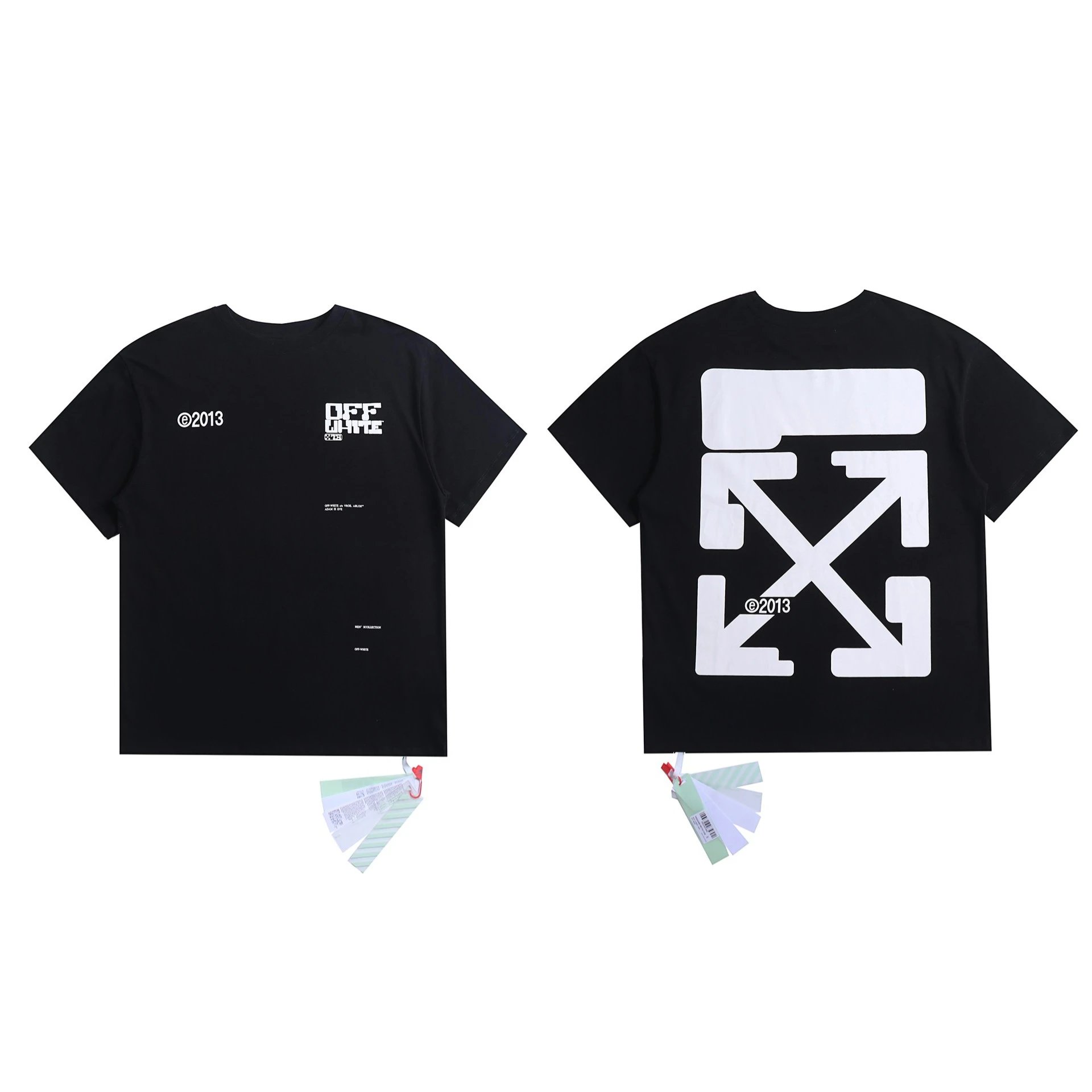 Off-White T-Shirts Graphic Print — 2119 black