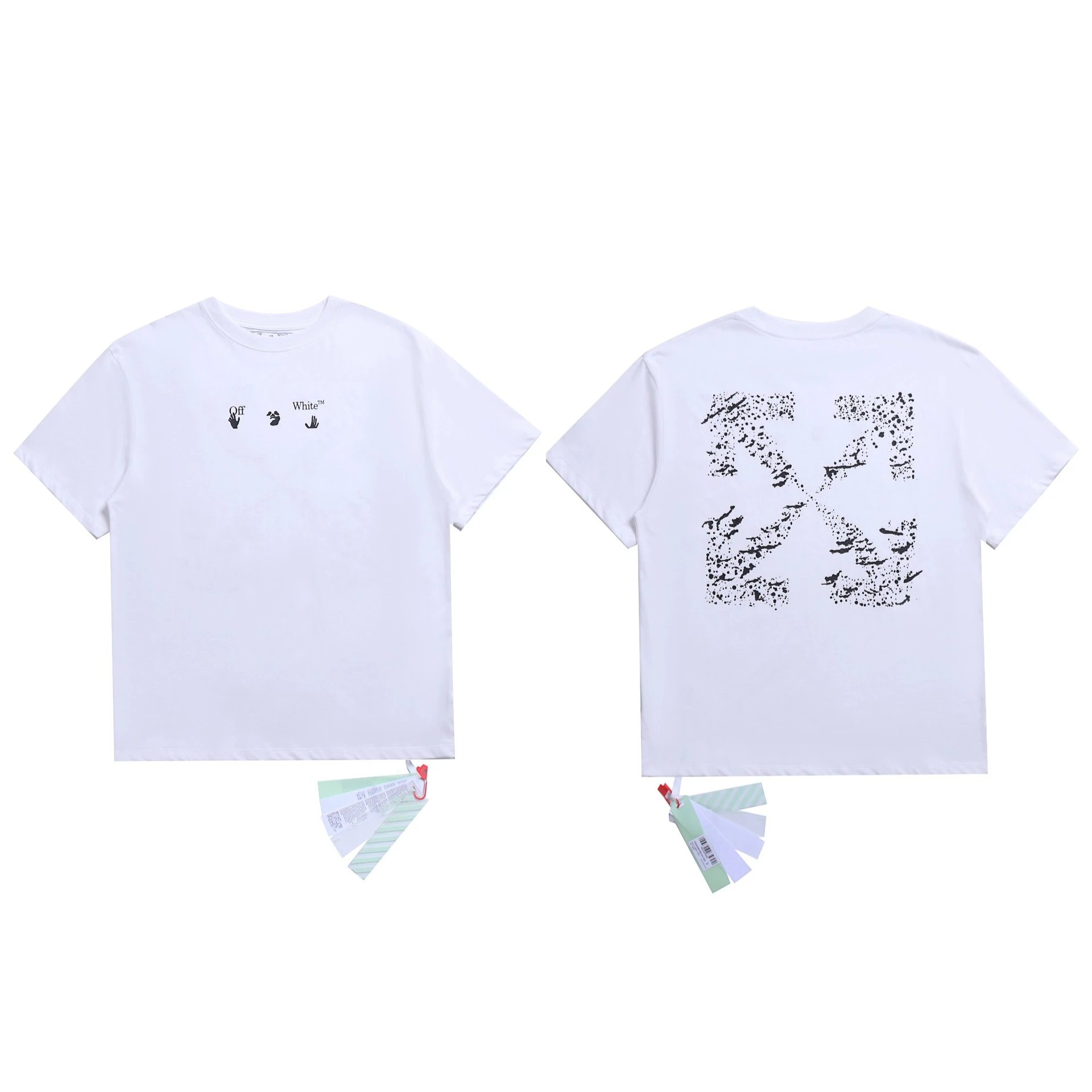 Off-White T-Shirts Graphic Print — 2120 white
