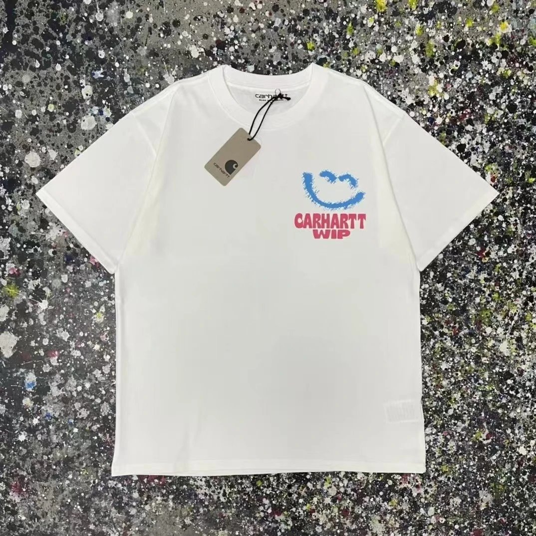 Carhartt T-Shirts Short-Sleeve Graphic Logo T-Shirt — 013 White