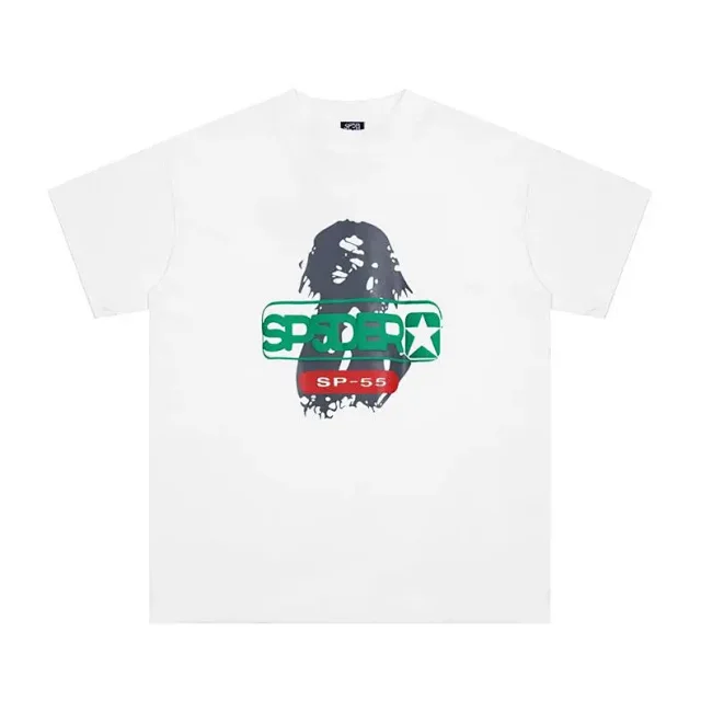 Sp5der T-Shirts Spiderweb Graphic Short-Sleeve T-Shirt product detail image 30