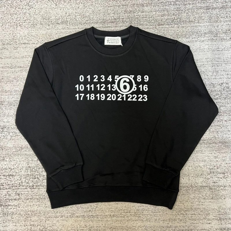 Maison Margiela Hoodies & Sweatshirts MM6 Logo Print Crewneck Sweatshirt — 57