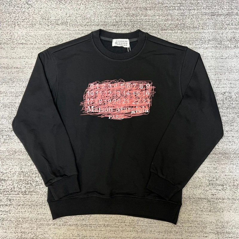 Maison Margiela Hoodies & Sweatshirts MM6 Logo Print Crewneck Sweatshirt — 50