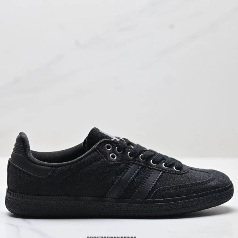 Unbranded Sneakers Low-top three-stripe — All black
