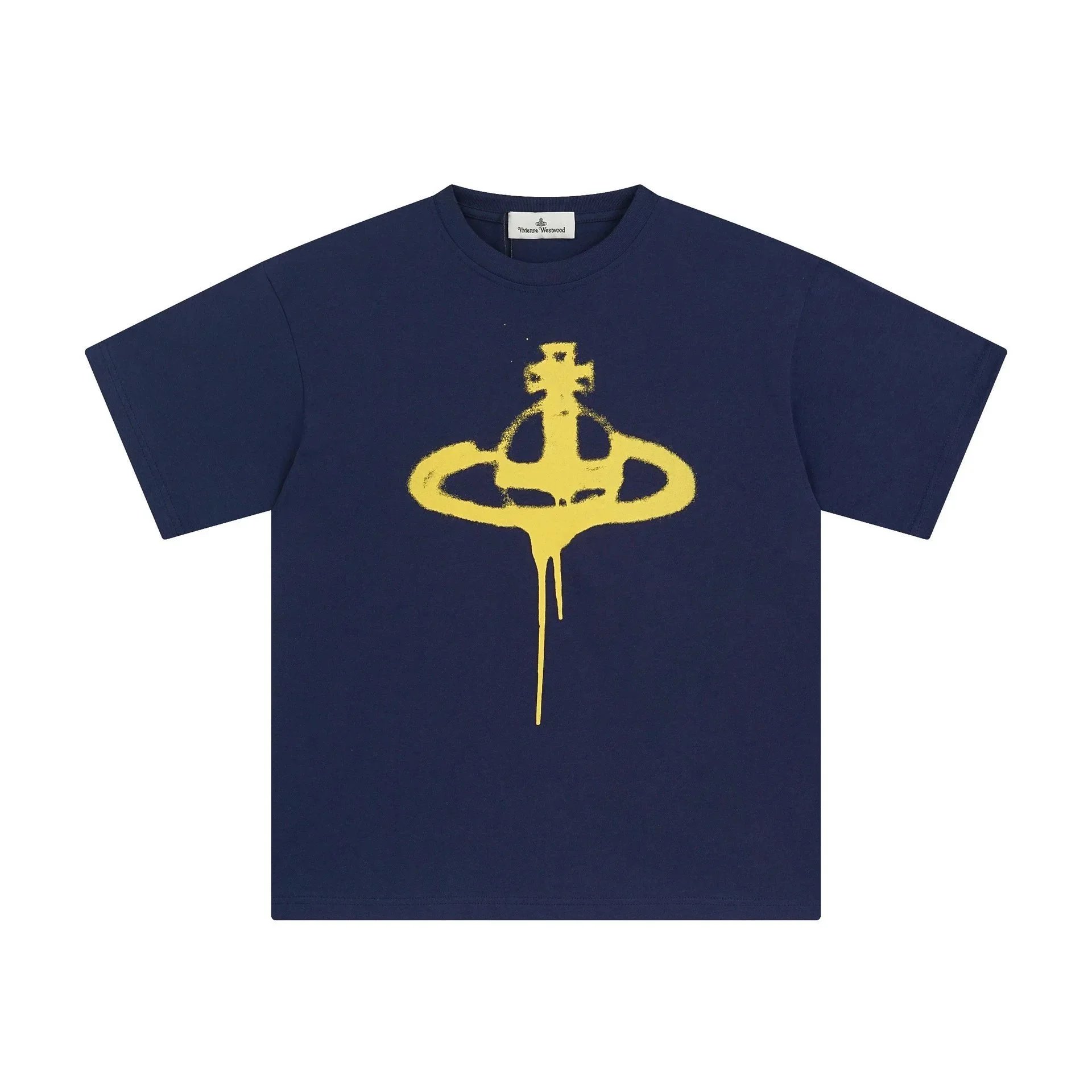 Vivienne Westwood T-Shirts Orb Logo Short-Sleeve T-Shirt — 2509 navy blue