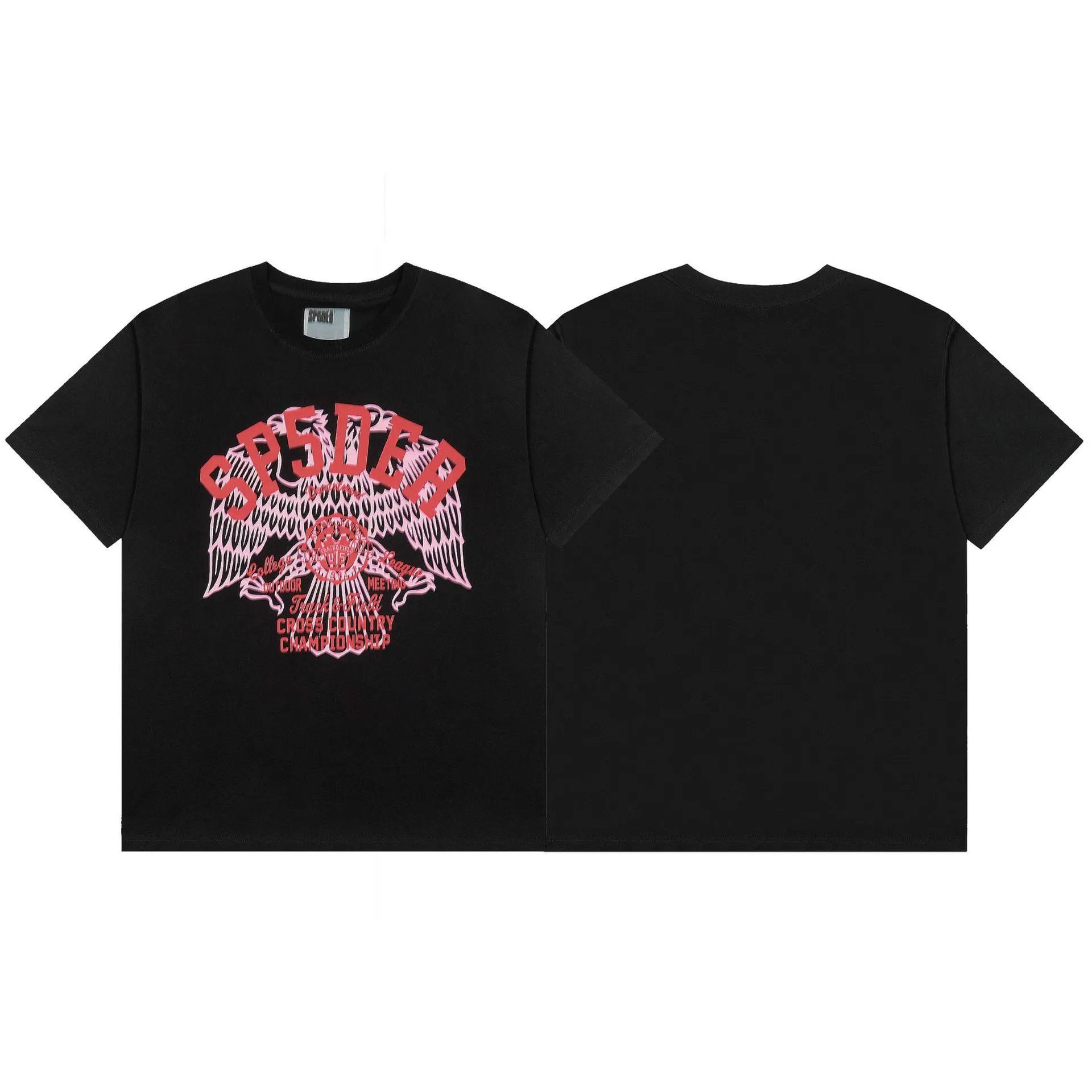 Sp5der T-Shirts Graphic Print — S744 black