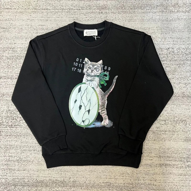 Maison Margiela Hoodies & Sweatshirts MM6 Logo Print Crewneck Sweatshirt — 67