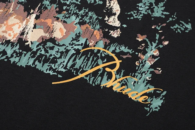 Rhude T-Shirts Graphic Print Short-Sleeve T-Shirt product detail image 7