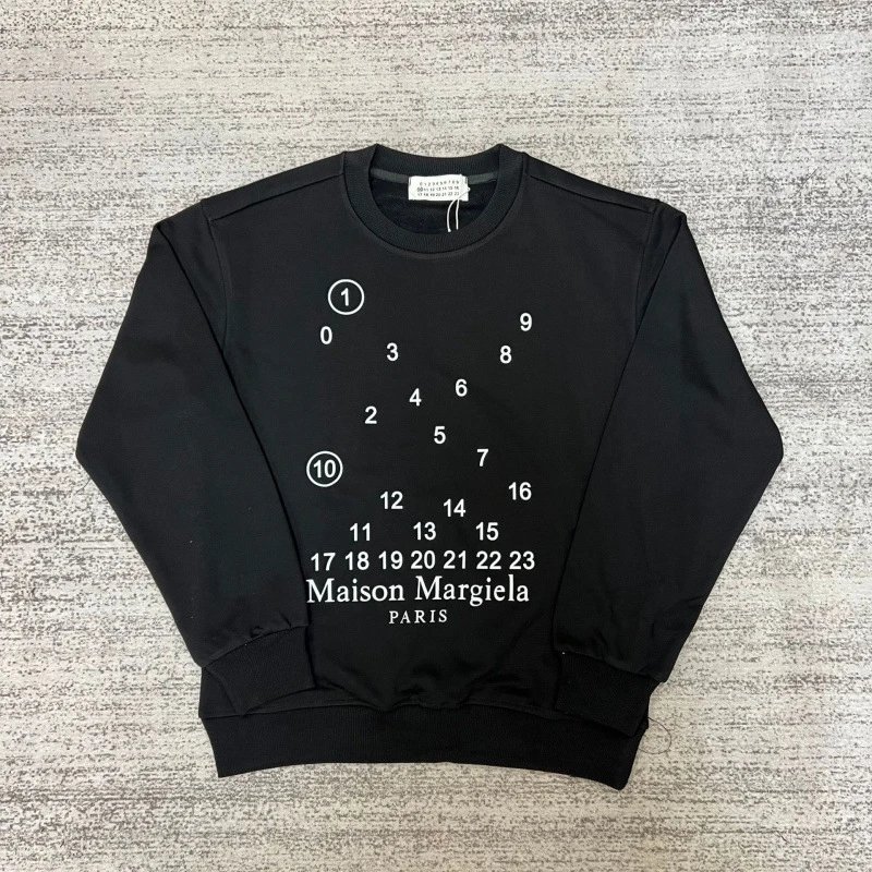 Maison Margiela Hoodies & Sweatshirts MM6 Logo Print Crewneck Sweatshirt — 63