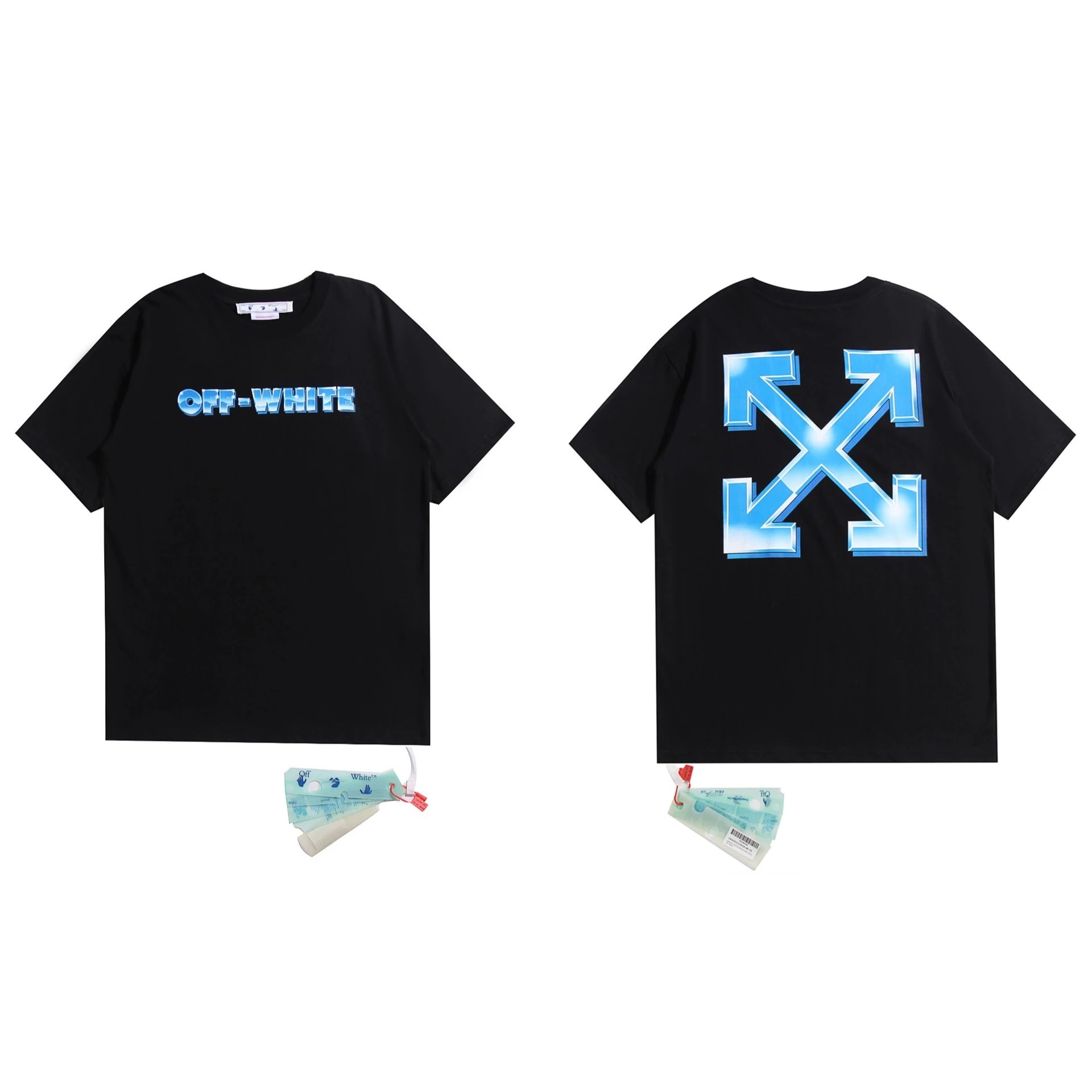 Off-White T-Shirts Arrow graphic print — 2069 Black