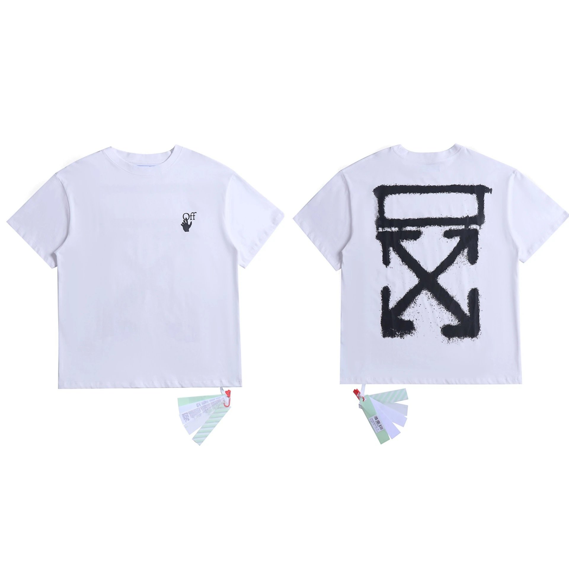 Off-White T-Shirts Arrow graphic print — 2076 White
